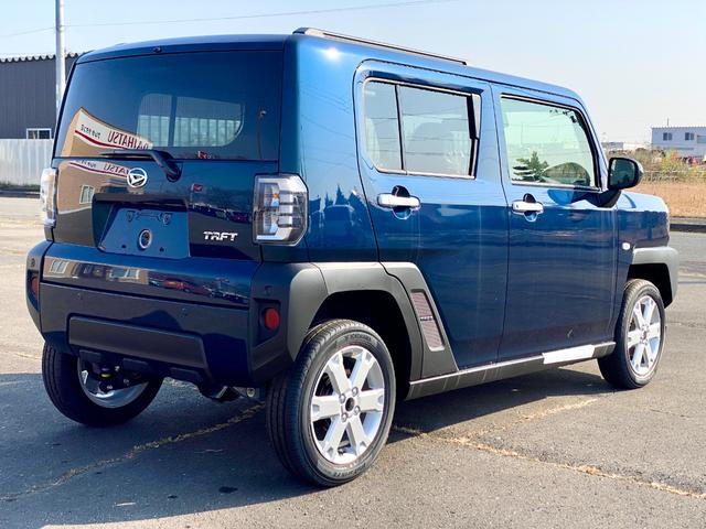 タフト G 届出済み未使用車 スマートアシスト オーディオレス ガラスルーフ LEDヘッドライト LEDフォグランプ オートライト 電動パーキングブレーキ ブレーキホールド アイドリングストップ 4WD(10枚目)