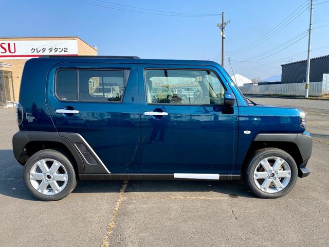 タフト G 届出済み未使用車 スマートアシスト オーディオレス ガラスルーフ LEDヘッドライト LEDフォグランプ オートライト 電動パーキングブレーキ ブレーキホールド アイドリングストップ 4WD(11枚目)