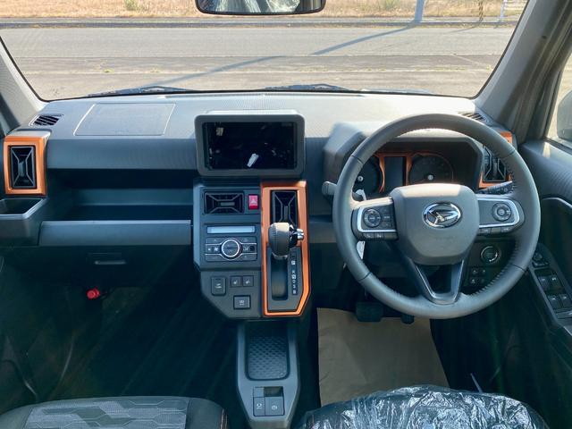 タフト G 届出済み未使用車 スマートアシスト オーディオレス ガラスルーフ LEDヘッドライト LEDフォグランプ オートライト 電動パーキングブレーキ ブレーキホールド アイドリングストップ 4WD(22枚目)