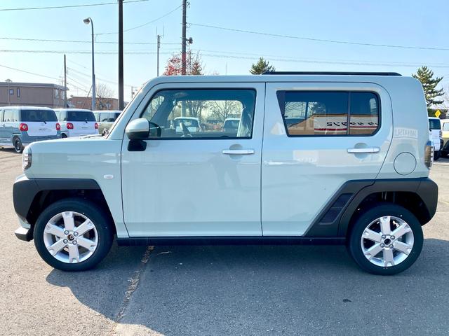 タフト G 届出済み未使用車 スマートアシスト オーディオレス ガラスルーフ LEDヘッドライト LEDフォグランプ オートライト 電動パーキングブレーキ ブレーキホールド アイドリングストップ 4WD(4枚目)