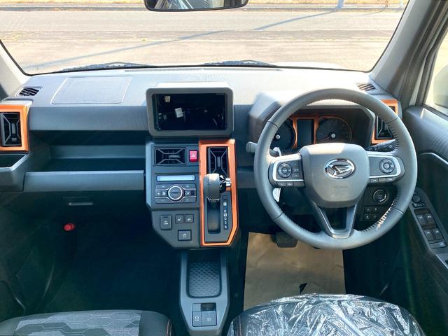 タフト G 届出済み未使用車 スマートアシスト オーディオレス ガラスルーフ LEDヘッドライト LEDフォグランプ オートライト 電動パーキングブレーキ ブレーキホールド アイドリングストップ 4WD(22枚目)