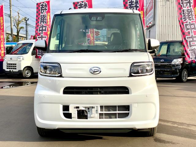 タント L 届出済み未使用車 スマートアシスト オーディオレス 両側スライドドア LEDヘッドライト オートライト オートハイビーム アイドリングストップ シートヒーター フルタイム4WD(2枚目)