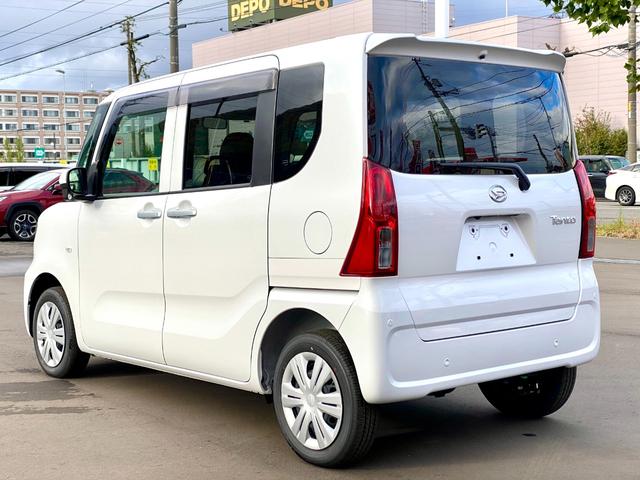 タント L 届出済み未使用車 スマートアシスト オーディオレス 両側スライドドア LEDヘッドライト オートライト オートハイビーム アイドリングストップ シートヒーター フルタイム4WD(7枚目)