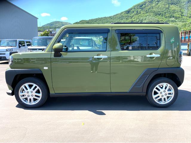 タフト G スマートアシスト レンタカーアップ ガラスルーフ 社外ナビゲーション バックカメラ ETC ドライブレコーダー LEDヘッドライト LEDフォグランプ 電動パーキングブレーキ ブレーキホールド 4WD(4枚目)