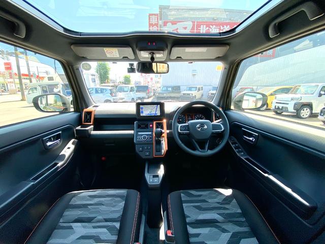 タフト G スマートアシスト レンタカーアップ ガラスルーフ 社外ナビゲーション バックカメラ ETC ドライブレコーダー LEDヘッドライト LEDフォグランプ 電動パーキングブレーキ ブレーキホールド 4WD(20枚目)