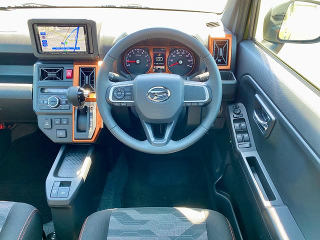 タフト G スマートアシスト レンタカーアップ ガラスルーフ 社外ナビゲーション バックカメラ ETC ドライブレコーダー LEDヘッドライト LEDフォグランプ 電動パーキングブレーキ ブレーキホールド 4WD(22枚目)