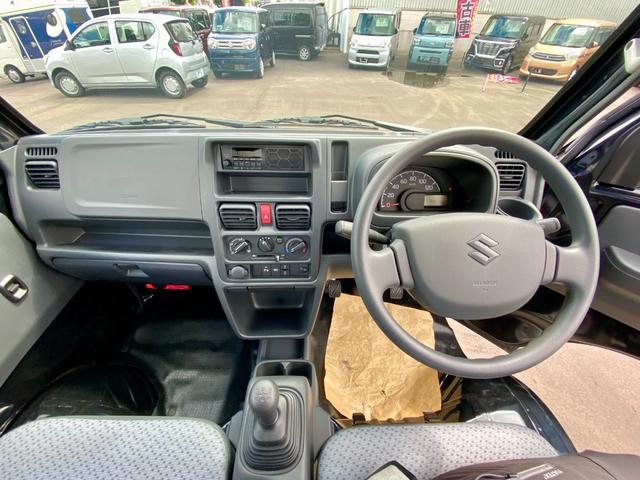 キャリイトラック KCエアコン・パワステ 届出済み未使用車 キーレスエントリー パートタイム4WD ハロゲンヘッドライト オートライト 純正スピーカー付きラジオ スチールホイール クリアランスソナー(35枚目)