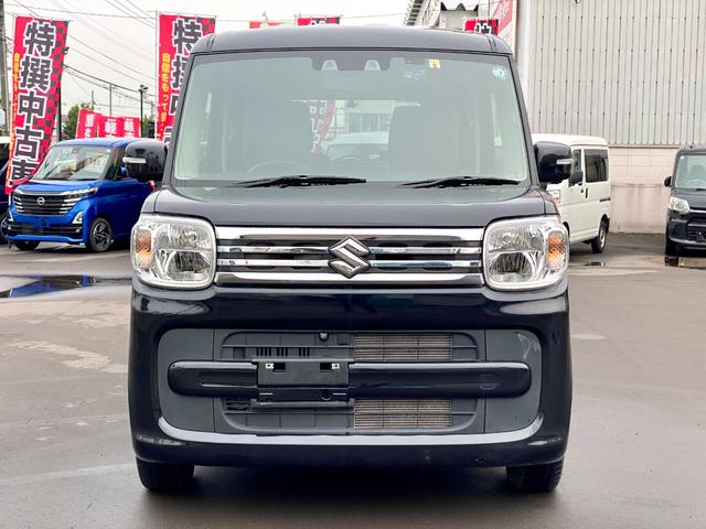 スペーシア ハイブリッドＸ　デュアルカメラブレーキサポート　両側電動スライドドア　イージークローザー　スマートキー　プッシュスタート　マイルドハイブリッド　オーディオレス　シートヒーター　アイドリングストップ　４ＷＤ（2枚目）