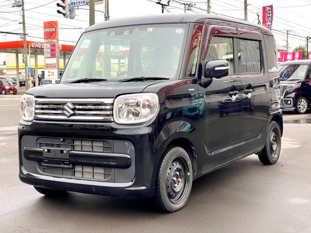 スペーシア ハイブリッドＸ　デュアルカメラブレーキサポート　両側電動スライドドア　イージークローザー　スマートキー　プッシュスタート　マイルドハイブリッド　オーディオレス　シートヒーター　アイドリングストップ　４ＷＤ（3枚目）