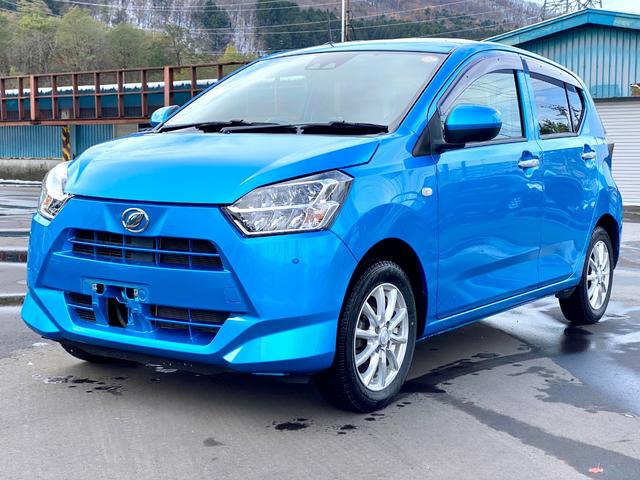 ミライース X SAIII スマートアシスト キーレスエントリー 電動格納ミラー LEDヘッドライト 社外ディスプレイオーディオ CD DVD Bluetooth Apple Car Play Android Auto(3枚目)