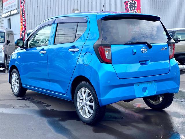 ミライース X SAIII スマートアシスト キーレスエントリー 電動格納ミラー LEDヘッドライト 社外ディスプレイオーディオ CD DVD Bluetooth Apple Car Play Android Auto(7枚目)