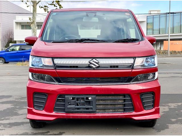 ワゴンＲ ハイブリッドＦＺ　デュアルセンサーブレーキサポート　スマートキー　マイルドハイブリッド　プッシュスタート　ＬＥＤヘッドライト　電動格納ミラー　シートヒーター　社外ナビゲーション　フルタイム４ＷＤ（2枚目）