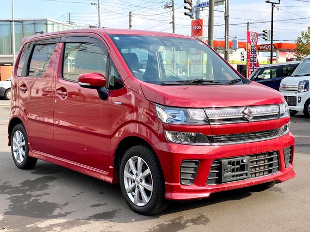 ワゴンＲ ハイブリッドＦＺ　デュアルセンサーブレーキサポート　スマートキー　マイルドハイブリッド　プッシュスタート　ＬＥＤヘッドライト　電動格納ミラー　シートヒーター　社外ナビゲーション　フルタイム４ＷＤ（14枚目）