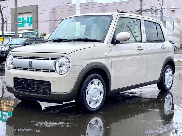 アルトラパン L 衝突被害軽減ブレーキ スマートキー プッシュスタート 電動格納ミラー シートヒーター オートライト オートハイビーム アイドリングストップ オートエアコン オーディオレス クリアランスソナー 4WD(3枚目)