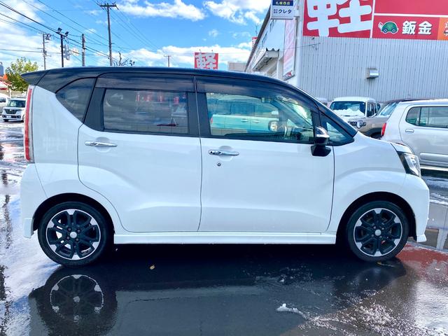 ムーヴ カスタム　ＲＳ　ハイパーＳＡＩＩ　スマートアシスト　スマートキー　プッシュスタート　ＬＥＤヘッドライト　フロントフォグランプ　純正アルミホイール　電動格納ミラー　純正ナビゲーション　バックカメラ　フルタイム４ＷＤ（11枚目）