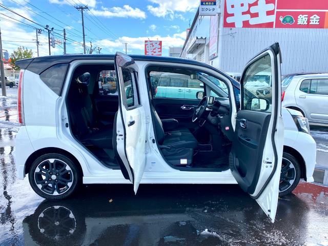 ムーヴ カスタム　ＲＳ　ハイパーＳＡＩＩ　スマートアシスト　スマートキー　プッシュスタート　ＬＥＤヘッドライト　フロントフォグランプ　純正アルミホイール　電動格納ミラー　純正ナビゲーション　バックカメラ　フルタイム４ＷＤ（13枚目）