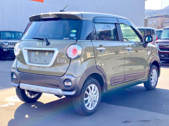 キャスト アクティバＸ　ＳＡＩＩＩ　スマートアシスト　スマートキー　プッシュスタート　電動格納ミラー　ハロゲンヘッドライト　社外ナビゲーション　ドライブレコーダー　ＥＴＣ　社外アルミホイール　オートエアコン　フルタイム４ＷＤ（10枚目）