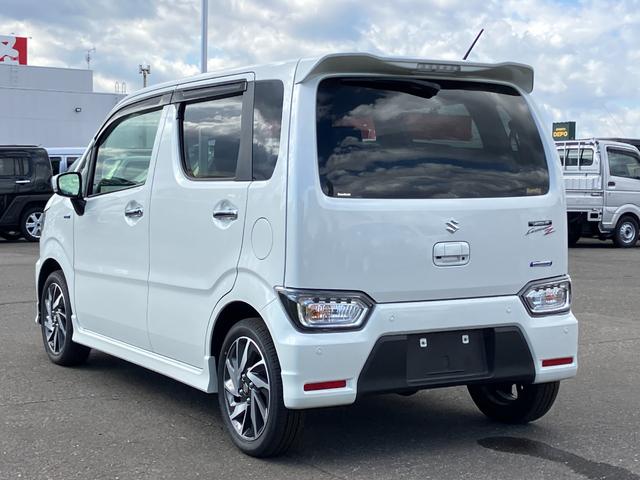ワゴンＲカスタムＺ ハイブリッドＺＸ　ワンオーナー車　アップグレードパッケージ　デュアルカメラブレーキサポート　アダプティブクルーズコントロール　マイルドハイブリッド　社外ナビゲーション　バックカメラ　ＬＥＤヘッドライト　４ＷＤ（7枚目）