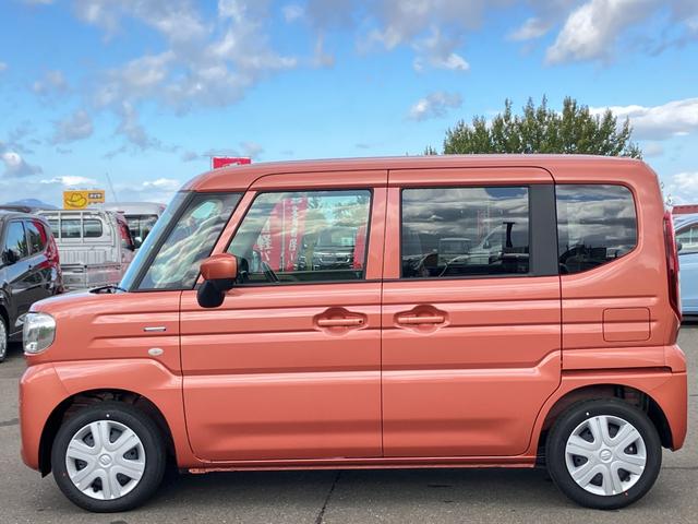 スペーシア ハイブリッドＧ　レンタカーアップ　デュアルセンサーブレーキサポートＩＩ　両側スライドドア　スマートキー　プッシュスタート　マイルドハイブリッド　ＬＥＤヘッドライト　オートライト　オートハイビーム　フルタイム４ＷＤ（5枚目）