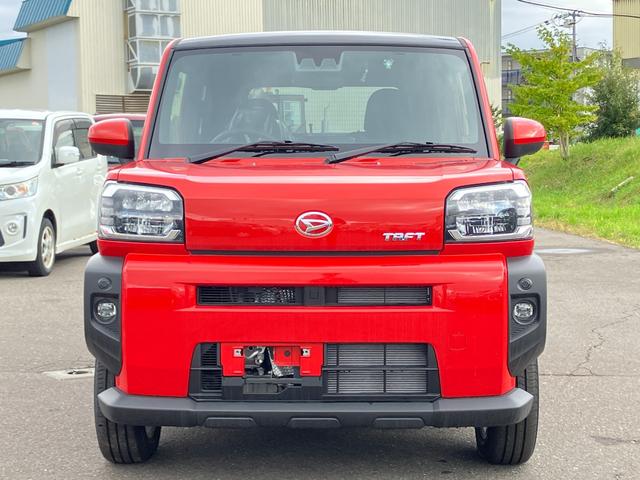 タフト Ｇ　届出済み未使用車　スマートアシスト　アダプティブクルーズコントロール　スマートキー　ＬＥＤヘッドライト　ＬＥＤフォグランプ　オートライト　ガラスルーフ　電動パーキングブレーキ　オーディオレス　４ＷＤ（2枚目）