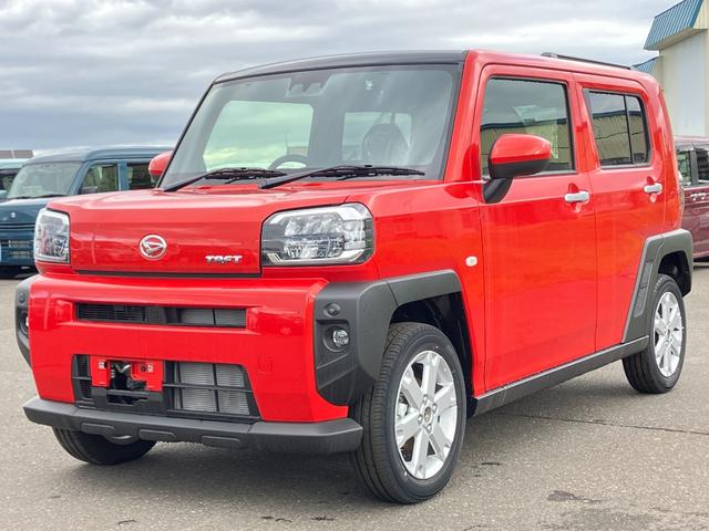 タフト Ｇ　届出済み未使用車　スマートアシスト　アダプティブクルーズコントロール　スマートキー　ＬＥＤヘッドライト　ＬＥＤフォグランプ　オートライト　ガラスルーフ　電動パーキングブレーキ　オーディオレス　４ＷＤ（4枚目）