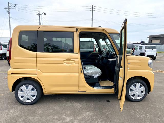 スペーシア ハイブリッドＧ　届出済み未使用車　両側スライドドア　デュアルセンサーブレーキサポートＩＩ　ＬＥＤヘッドライト　オートライト　オートハイビーム　オーディオレス　クリアランスソナー　シートヒーター　フルタイム４ＷＤ（12枚目）