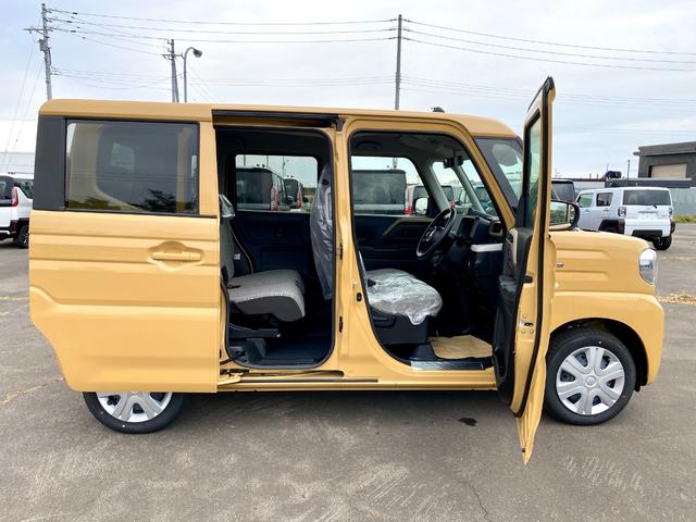 スペーシア ハイブリッドＧ　届出済み未使用車　両側スライドドア　デュアルセンサーブレーキサポートＩＩ　ＬＥＤヘッドライト　オートライト　オートハイビーム　オーディオレス　クリアランスソナー　シートヒーター　フルタイム４ＷＤ（13枚目）