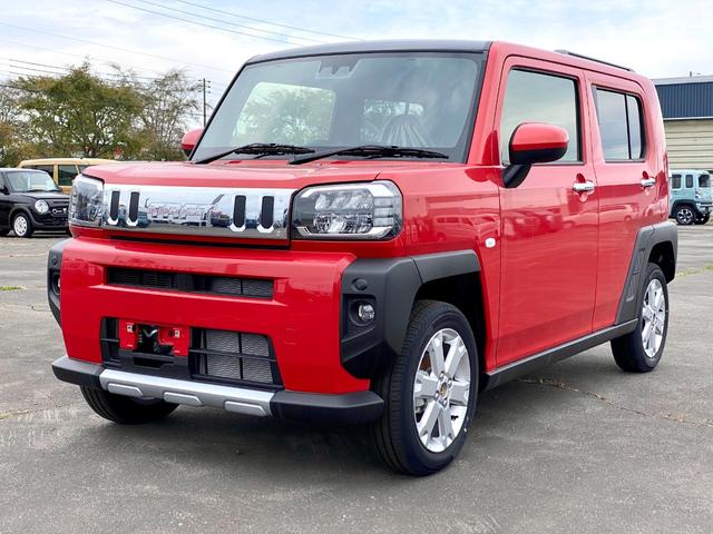 タフト Ｇ　クロムベンチャー　届出済み未使用車　スマートアシスト　ガラスルーフ　ＬＥＤヘッドライト　ＬＥＤフォグランプ　クルーズコントロール　オーディオレス　電動パーキングブレーキ　ブレーキホールド　シートヒーター　４ＷＤ（3枚目）