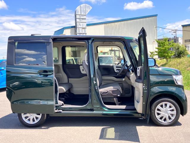 N-BOX G・Lホンダセンシング 衝突被害軽減ブレーキ 両側電動スライドドア イージークローザー スマートキー プッシュスタート LEDヘッドライト オートライト クルーズコントロール 純正ナビゲーション バックカメラ ETC 4WD(13枚目)