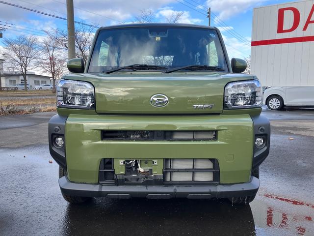 タフト G 届出済み未使用車 衝突被害軽減ブレーキ スマートキー プッシュスタート LEDヘッドライト LEDフォグランプ サンルーフ アイドリングストップ 横滑り防止 クリアランスソナー 純正ナビ バックカメラ(2枚目)