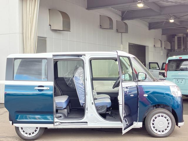 ムーヴキャンバス ストライプスX 届出済み未使用車 スマートアシスト 両側電動スライドドア イージークローザー スマートキー プッシュスタート 電動格納ミラー オーディオレス アイドリングストップ クリアランスソナー 4WD(14枚目)