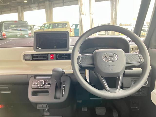 ムーヴキャンバス ストライプスX 届出済み未使用車 スマートアシスト 両側電動スライドドア イージークローザー スマートキー プッシュスタート 電動格納ミラー オーディオレス アイドリングストップ クリアランスソナー 4WD(19枚目)