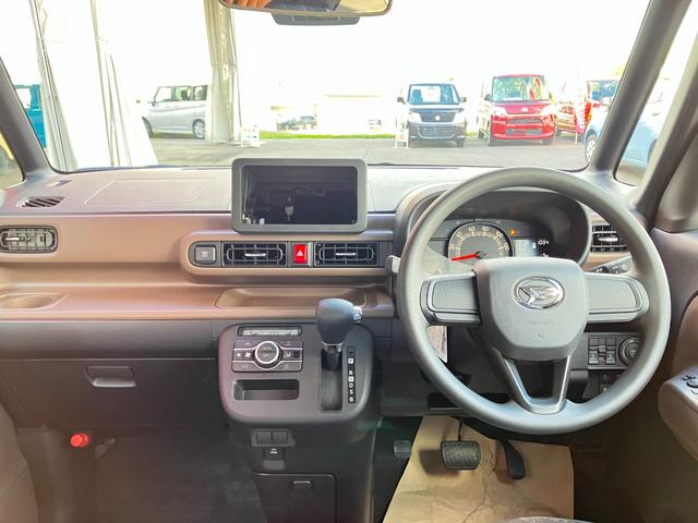 ムーヴキャンバス セオリーＸ　届出済み未使用車　スマートアシスト　両側電動スライドドア　イージークローザー　スマートキー　プッシュスタート　電動格納ミラー　オーディオレス　アイドリングストップ　クリアランスソナー　４ＷＤ（18枚目）