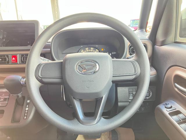 ムーヴキャンバス セオリーＸ　届出済み未使用車　スマートアシスト　両側電動スライドドア　イージークローザー　スマートキー　プッシュスタート　電動格納ミラー　オーディオレス　アイドリングストップ　クリアランスソナー　４ＷＤ（20枚目）