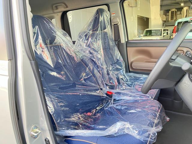 ムーヴキャンバス セオリーＸ　届出済み未使用車　スマートアシスト　両側電動スライドドア　イージークローザー　スマートキー　プッシュスタート　電動格納ミラー　オーディオレス　アイドリングストップ　クリアランスソナー　４ＷＤ（25枚目）