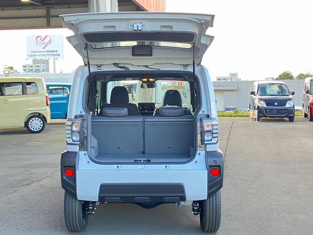 タフト Ｘ　届出済み未使用車　スマートアシスト　オーディオレス　ガラスルーフ　ＬＥＤヘッドライト　電動パーキングブレーキ　ブレーキホールド　クリアランスソナー　アイドリングストップ　横滑り防止　４ＷＤ（10枚目）