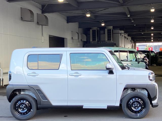 タフト Ｘ　届出済み未使用車　スマートアシスト　オーディオレス　ガラスルーフ　ＬＥＤヘッドライト　電動パーキングブレーキ　ブレーキホールド　クリアランスソナー　アイドリングストップ　横滑り防止　４ＷＤ（12枚目）