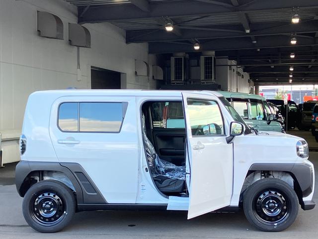 タフト Ｘ　届出済み未使用車　スマートアシスト　オーディオレス　ガラスルーフ　ＬＥＤヘッドライト　電動パーキングブレーキ　ブレーキホールド　クリアランスソナー　アイドリングストップ　横滑り防止　４ＷＤ（13枚目）