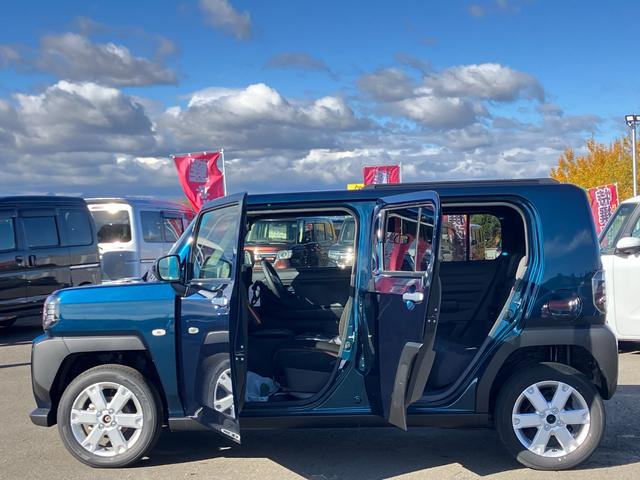 タフト G 届出済み未使用車 スマートアシスト LEDヘッドライト LEDフォグランプ ガラスルーフ オーディオレス 電動パーキングブレーキ ブレーキホールド 純正アルミホイール アイドリングストップ 4WD(7枚目)