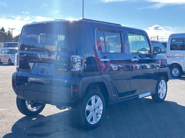 タフト G 届出済み未使用車 スマートアシスト LEDヘッドライト LEDフォグランプ ガラスルーフ オーディオレス 電動パーキングブレーキ ブレーキホールド 純正アルミホイール アイドリングストップ 4WD(11枚目)