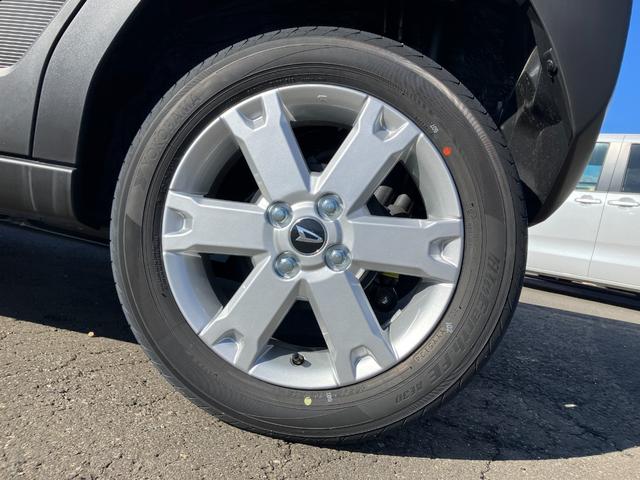 タフト G 届出済み未使用車 スマートアシスト LEDヘッドライト LEDフォグランプ ガラスルーフ オーディオレス 電動パーキングブレーキ ブレーキホールド 純正アルミホイール アイドリングストップ 4WD(46枚目)