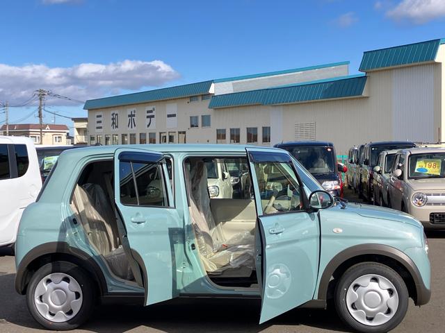 アルトラパン L 届出済み未使用車 デュアルカメラブレーキサポート スマートキー プッシュスタート 電動格納ミラー LEDヘッドライト オートライト クリアランスソナー オーディオレス フルタイム4WD(14枚目)