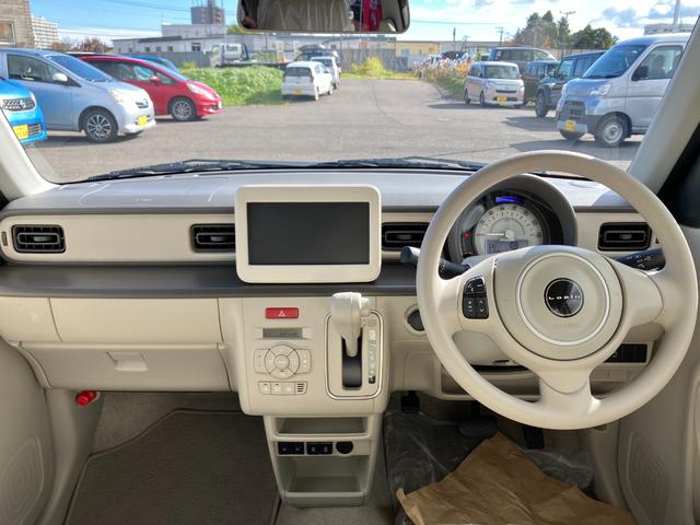 アルトラパン L 届出済み未使用車 デュアルカメラブレーキサポート スマートキー プッシュスタート 電動格納ミラー LEDヘッドライト オートライト クリアランスソナー オーディオレス フルタイム4WD(18枚目)