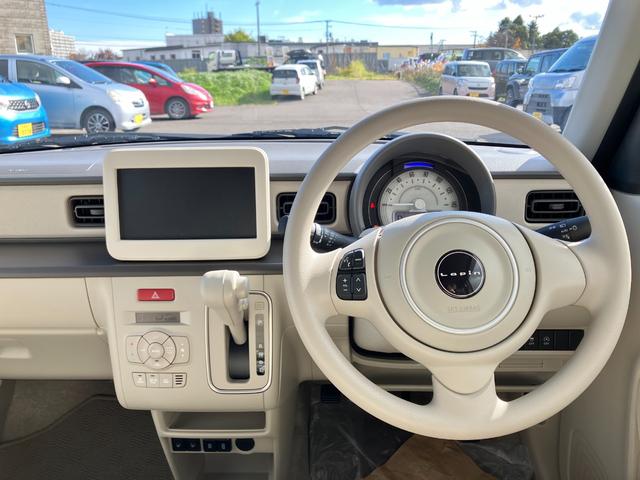 アルトラパン L 届出済み未使用車 デュアルカメラブレーキサポート スマートキー プッシュスタート 電動格納ミラー LEDヘッドライト オートライト クリアランスソナー オーディオレス フルタイム4WD(19枚目)
