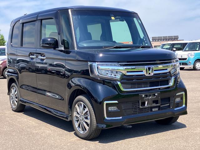 N-BOXカスタム L 松濤被害軽減ブレーキ 片側電動スライドドア イージークローザー スマートキー プッシュスタート LEDヘッドライト LEDフォグランプ オートライト 純正ナビゲーション バックカメラ 4WD(15枚目)
