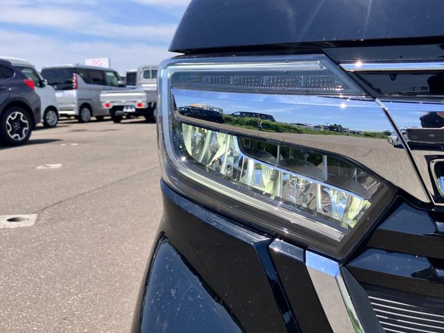 N-BOXカスタム L 松濤被害軽減ブレーキ 片側電動スライドドア イージークローザー スマートキー プッシュスタート LEDヘッドライト LEDフォグランプ オートライト 純正ナビゲーション バックカメラ 4WD(46枚目)