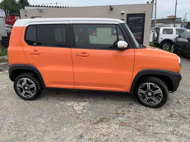 ハスラー Ｘ　４ＷＤ　ＥＴＣ　ナビ　衝突被害軽減システム　オートライト　ＨＩＤ　スマートキー　アイドリングストップ　電動格納ミラー　シートヒーター　ベンチシート　ＣＶＴ　盗難防止システム　ＡＢＳ　ＥＳＣ（15枚目）