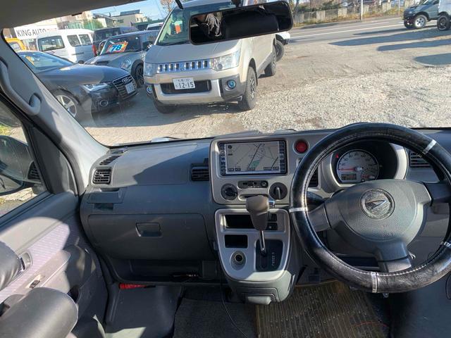 アトレーワゴン カスタムターボＲＳ　４ＷＤ　両側スライドドア　ナビ　ＨＩＤ　キーレスエントリー　電動格納ミラー　ベンチシート　ＡＴ　ＡＢＳ　アルミホイール　衝突安全ボディ　エアコン　パワーステアリング　パワーウィンドウ（3枚目）