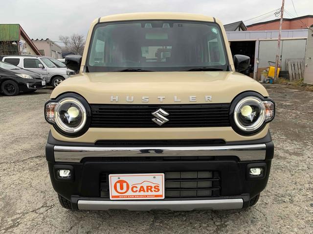 ハスラー ハイブリッドＧ　外装タフワイルドにカスタマイズ　４ＷＤ　クリアランスソナー　レーンアシスト　衝突被害軽減システム　スマートキー　アイドリングストップ　電動格納ミラー　シートヒーター　ＣＶＴ　盗難防止システム　ＡＢＳ　ＥＳＣ　アルミホイール（11枚目）