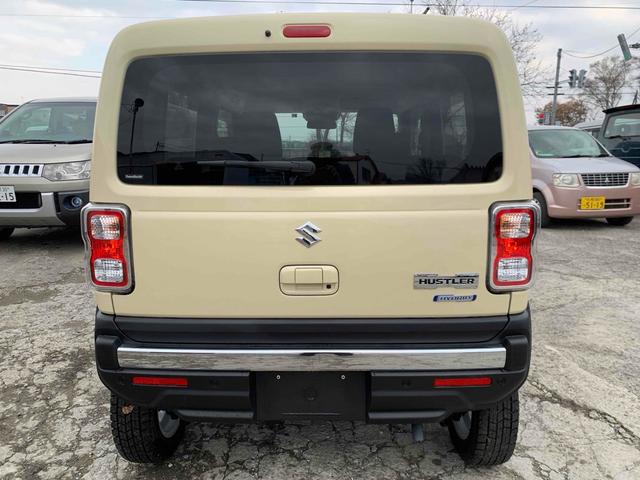 ハスラー ハイブリッドＧ　外装タフワイルドにカスタマイズ　４ＷＤ　クリアランスソナー　レーンアシスト　衝突被害軽減システム　スマートキー　アイドリングストップ　電動格納ミラー　シートヒーター　ＣＶＴ　盗難防止システム　ＡＢＳ　ＥＳＣ　アルミホイール（14枚目）